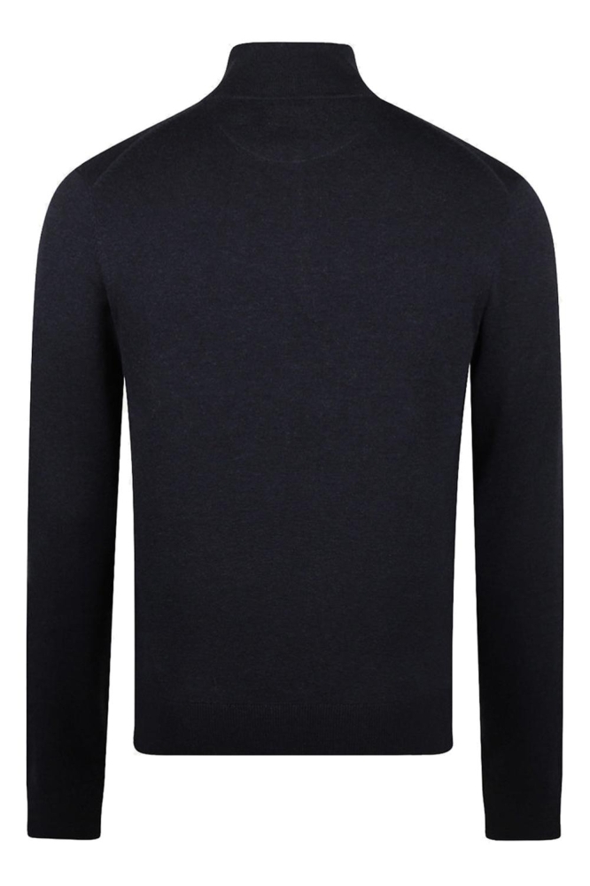 ZIP MOCK SWEATER MM251 1204 01 2100 NAVY